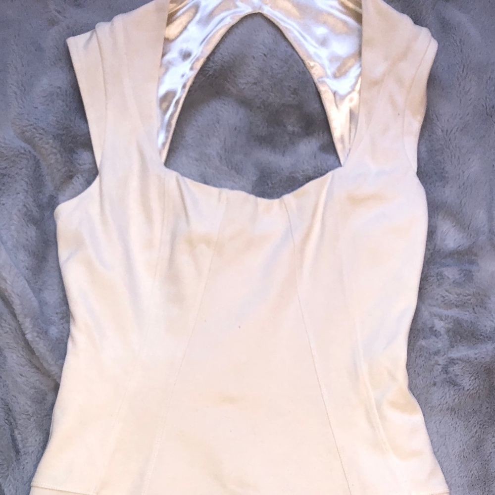 White mini dress